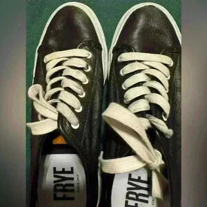 Black and White FRYE sneakers men’s size 6.5